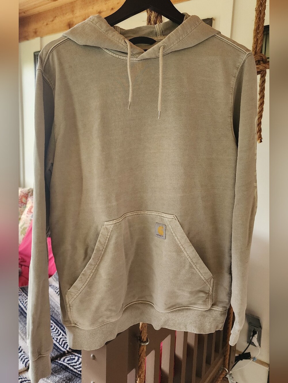 Carhartt Men's Relaxed Fit Midweight 100% Cotton French Terry Hoodie Small